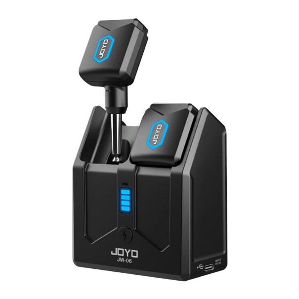 Digitální bezdrátový systém pro kytaru Vysílač a přijímač s nízkou latencí Stabilní přenos signálu a dobíjecí baterie pro čistý zvuk 1