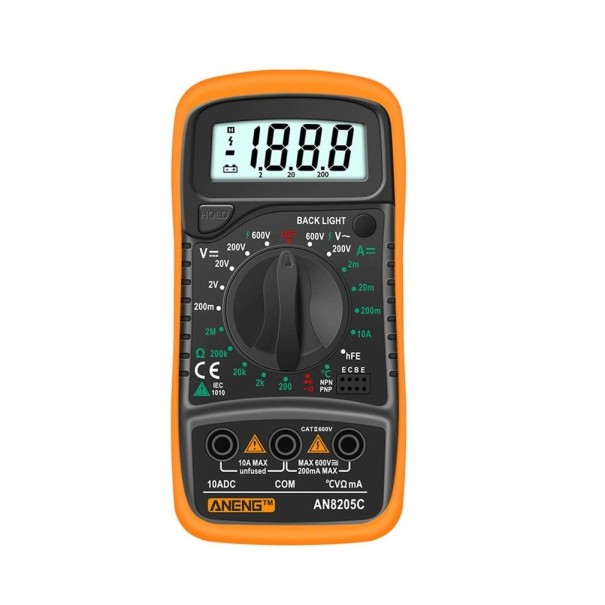 Digitalt multimeter P3246 orange