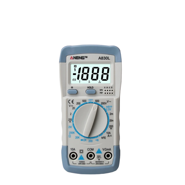 Digitalt multimeter P3248 hvid