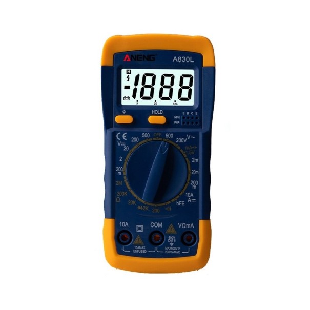 Digitalt multimeter P3248 mørkeblå
