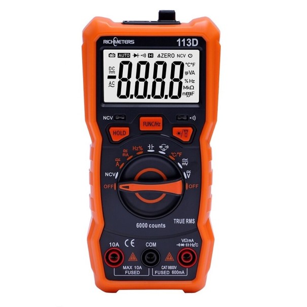 Digitalt multimeter P3251 orange