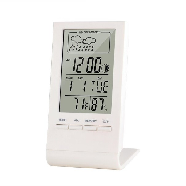 Digitalt ur G1633 hvid