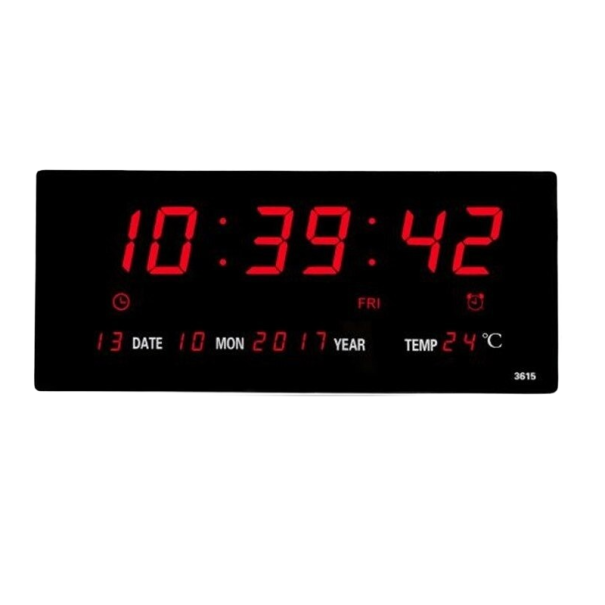 Digitalt ur G1773 rød