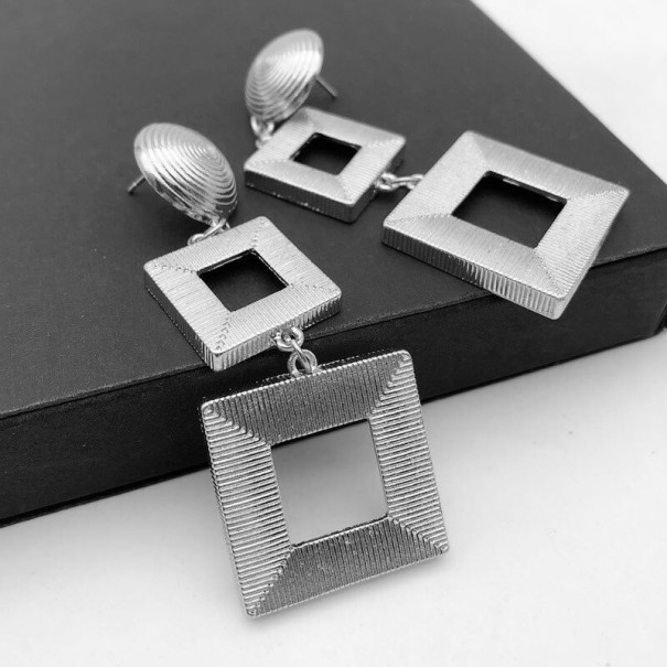 Dingelörhängen för kvinnor G623 silver 1