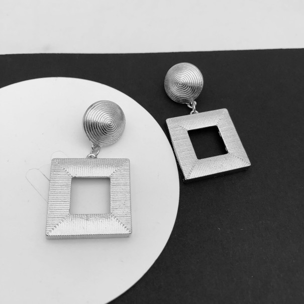 Dingelörhängen för kvinnor G623 silver 2