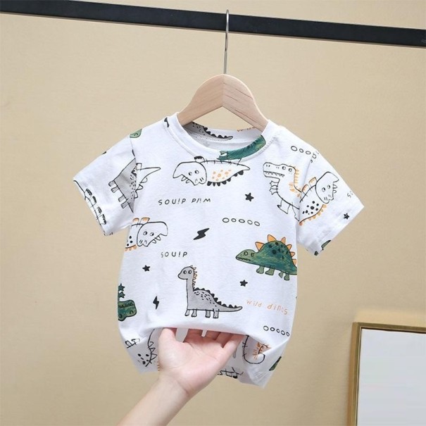 Dinosaur-t-shirt til drenge 4 B