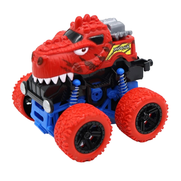 Dinozaur Monster Truck czerwony