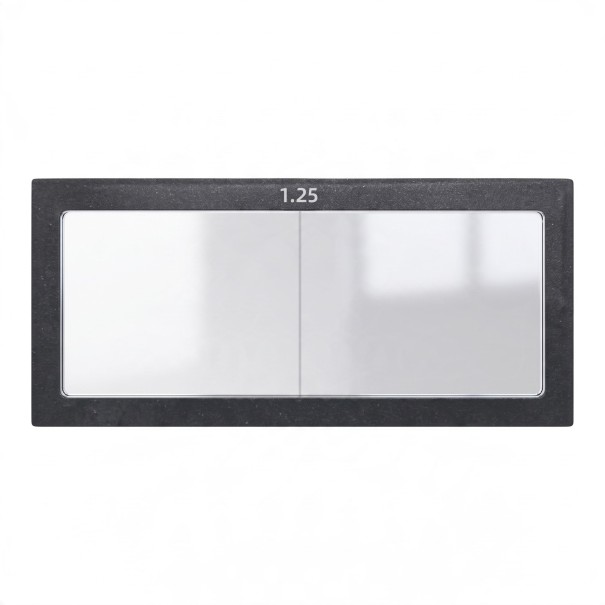Dioptre Magnifying Glass for Welding Helmet 1.25 Dioptres Size 11 x 5.5 cm Thickness 3 mm Glass Black Frame For Precise Welding 1