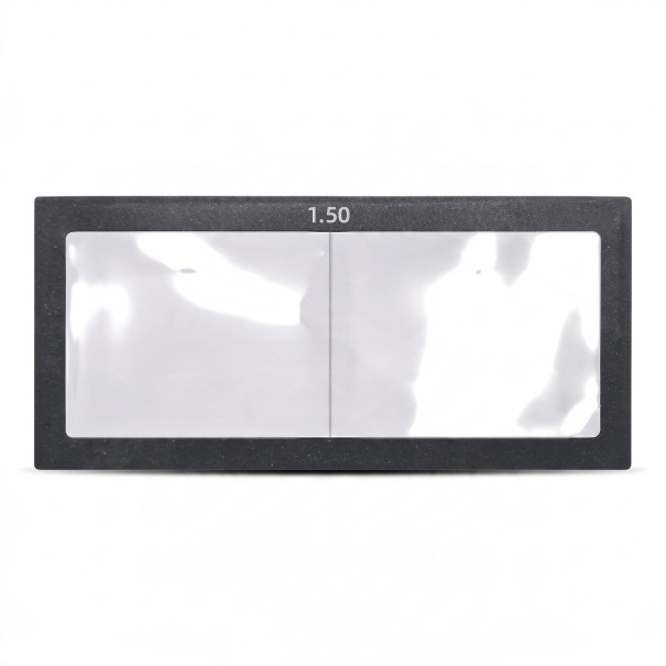 Dioptre Magnifying Glass for Welding Helmet 1.5 Dioptres Size 11 x 5.5 cm Thickness 3 mm Glass Black Frame For Precise Welding 1