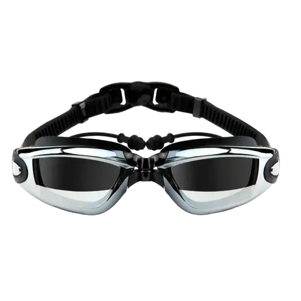 Dioptriás úszószemüveg - 2,5 dioptriás vízálló szemüveg füldugóval Dioptriás medence páramentesítő szemüveg 1