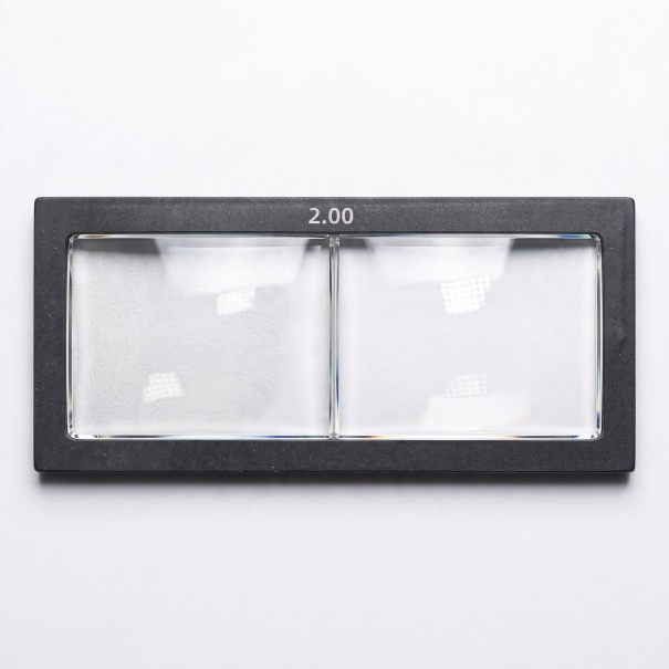 Dioptric Magnifier for Welding Helmet 2 Dioptres Size 11 x 5.5 cm Thickness 3 mm Glass Black Frame For Precision Welding 1