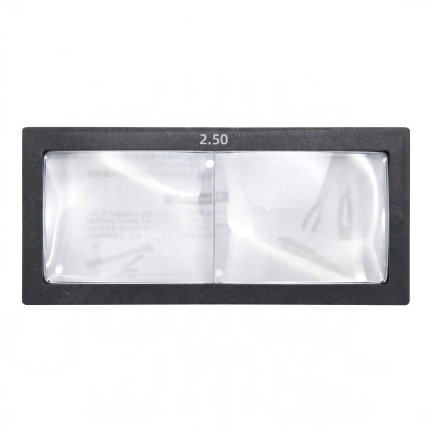 Dioptric Magnifying Glass for Welding Helmet 2.5 Dioptres Size 11 x 5.5 cm Thickness 3 mm Glass Black Frame For Precise Welding 1