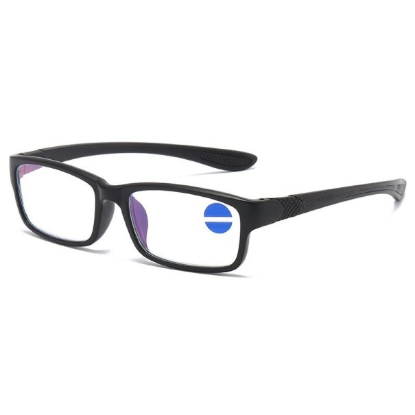Dioptrické okuliare proti modrému svetlu +2,00 čierna