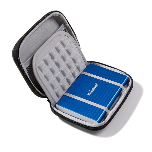 Disco rigido esterno 160 GB con custodia blu