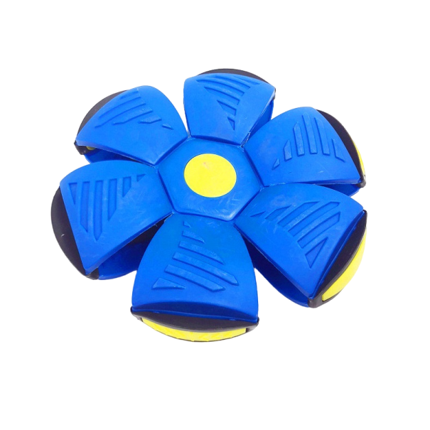 Disco Volante Palla di Plastica Compressibile per Bambini Flat ball Frisbee Magico per Giardino e Acqua 23 x 15,5 cm blu