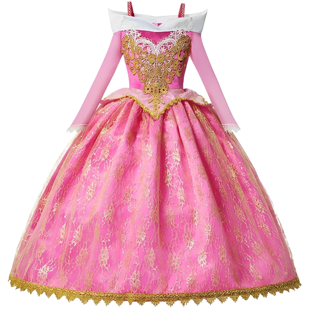 Disfraz de La Bella Durmiente Disfraz para Niñas Cosplay Disfraz de Carnaval de La Bella Durmiente Disfraz de Halloween Vestido de La Bella Durmiente para Niñas 3