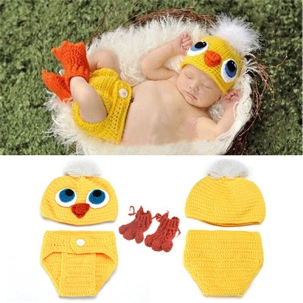 Disfraz infantil para sesión de fotos Pato 1
