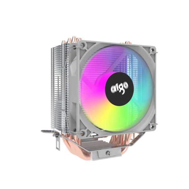 Disipador de CPU ICE600V Aigo con 2/4/6 tubos de calor ventilador RGB 3PIN PWM funcionamiento silencioso compatible con procesadores Intel enfriador 1