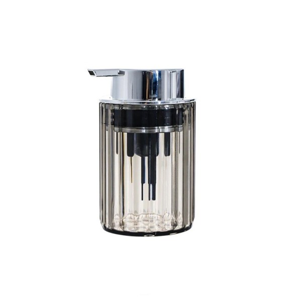 Dispenser din plastic pentru săpun lichid și gel de duș Sticlă spumantă pentru spălarea mâinilor Accesorii pentru baie Dispenser practic gri