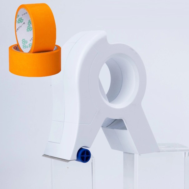 Dispenser för självhäftande tejp orange