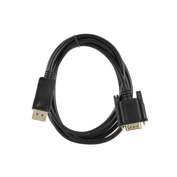 DisplayPort auf VGA Kabelverkürzung 1,8 m Adapter Videoübertragung Full HD 1080p Kompatibilität mit Monitoren, Projektoren, PCs, Laptops Robustes 1