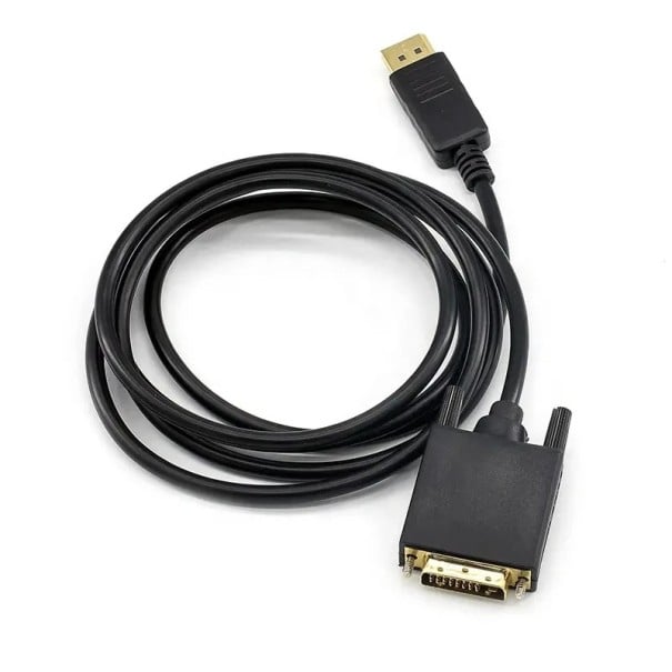 DisplayPort mannelijk naar DVI mannelijk adapterkabel 1,8 m 1080p adapter Voor monitoren projectoren computers grafische kaarten stabiele 1