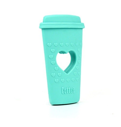 Dispozitiv de dentitie din silicon in forma de cupa J3071 verde