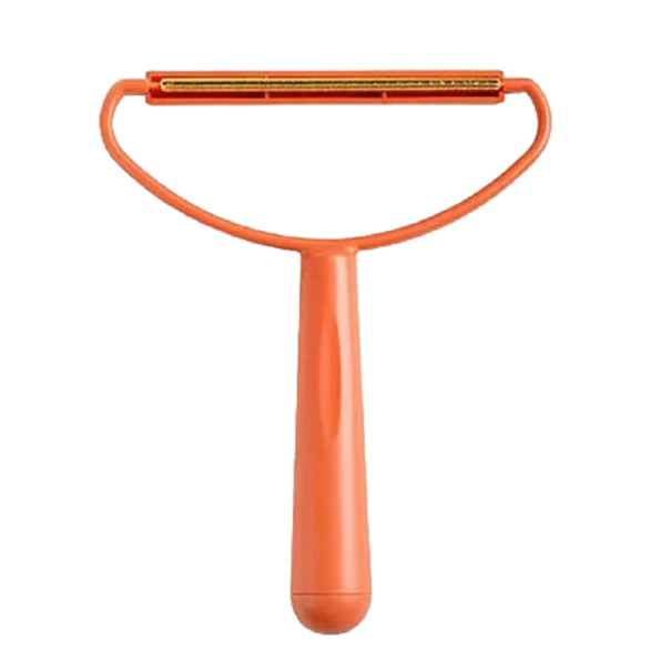 Dispozitiv de îndepărtare a părului cu două fețe Perie de curățare a părului Dispozitiv de îndepărtare a scamelor 13,5 x 16,5 cm Reutilizabil portocale