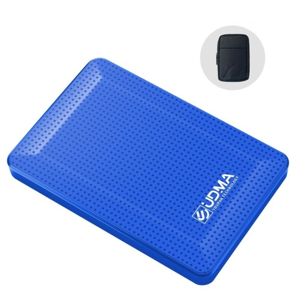 Disque dur externe avec boîtier J224 bleu 750GB