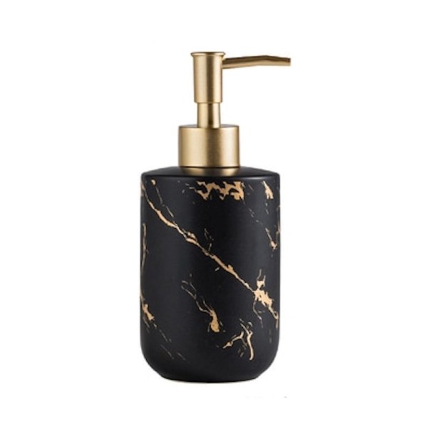Distribuitor de săpun din ceramică negru