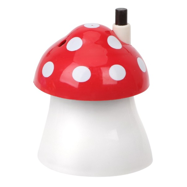 Distribuitor de scobitori în formă de toadstool roșu