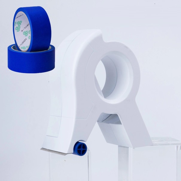 Distributore con nastro adesivo blu