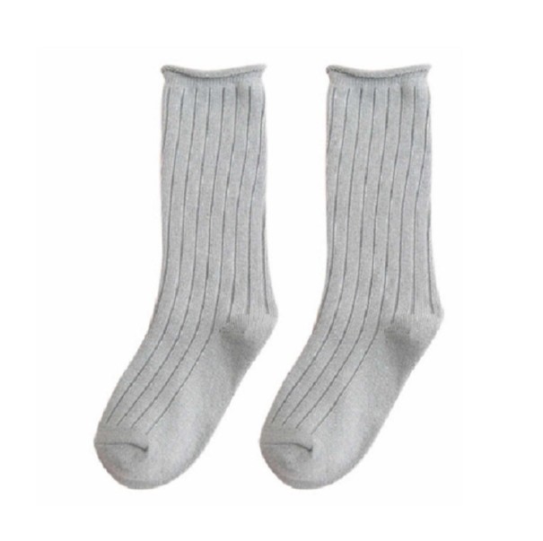 Dívčí barevné ponožky šedá 7-10 let