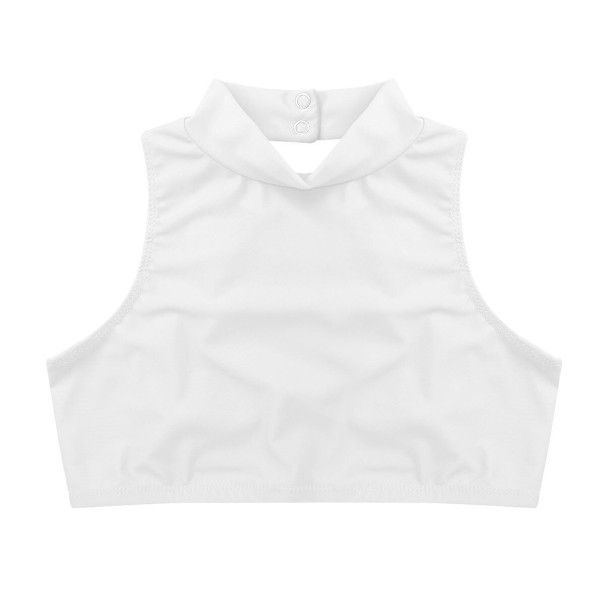 Dívčí crop top B1615 bílá 12