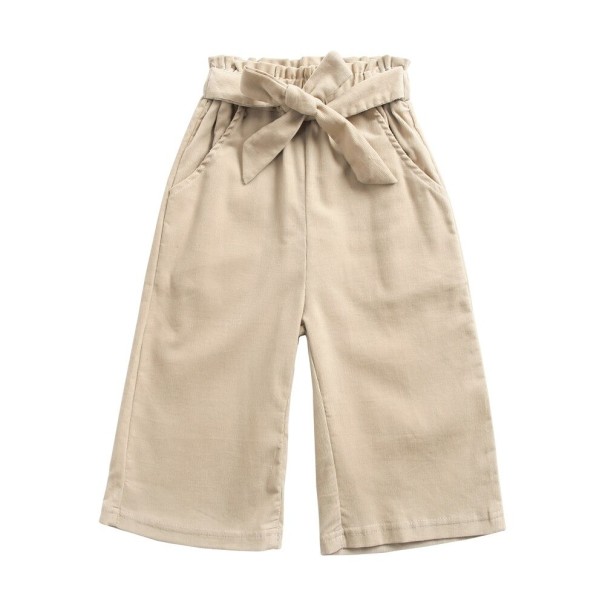 Dívčí kalhoty T2443 khaki 6