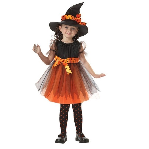 Dívčí kostým čarodějnice 6