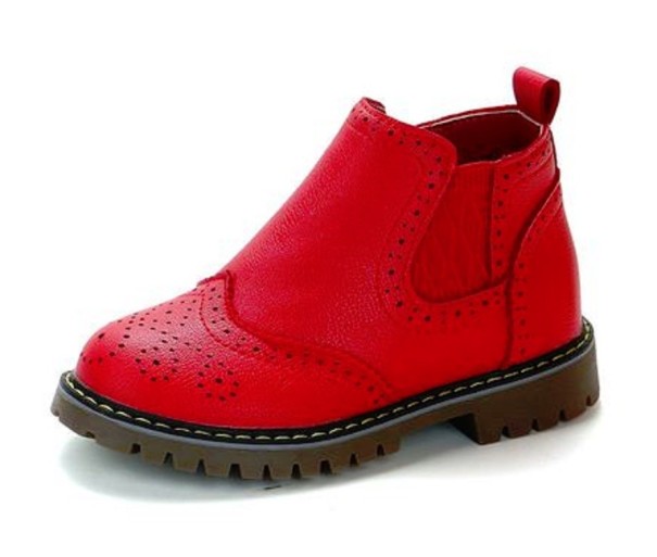 Dívčí kotníkové boty Amy červená 30