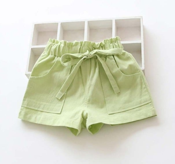 Dívčí kraťasy J2893 zelená 4