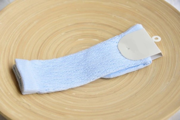 Dívčí měkké ponožky modrá 0-2 roky