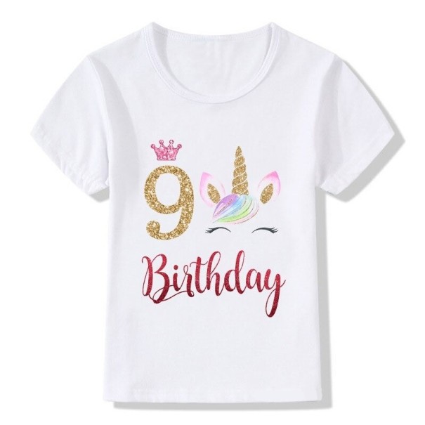 Dívčí narozeninové tričko B1566 5 E