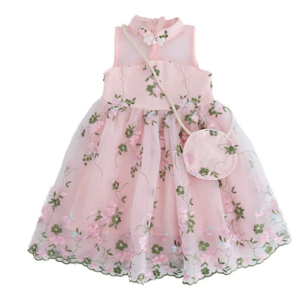 Dívčí šaty N204 růžová 5
