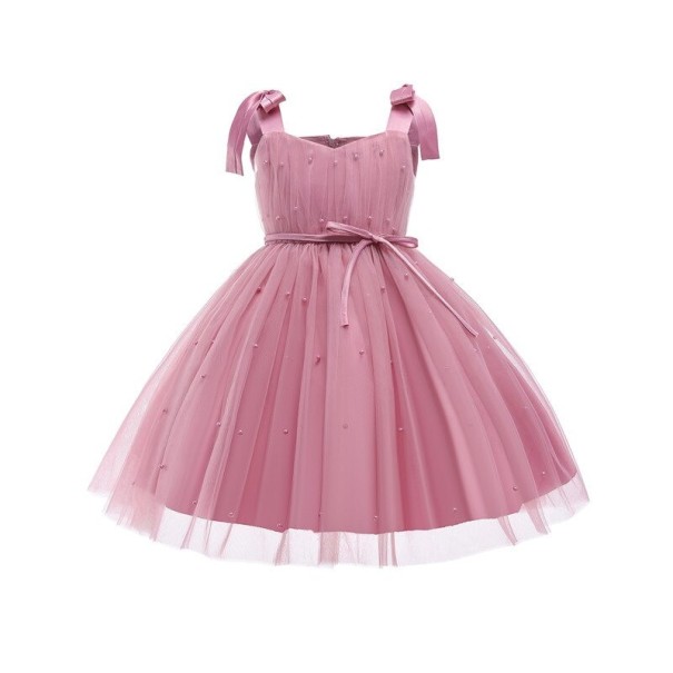 Dívčí šaty N227 růžová 4