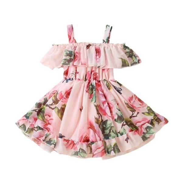 Dívčí šaty N229 růžová 3