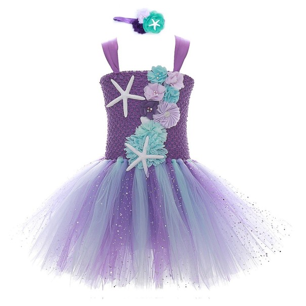 Dívčí šaty N256 fialová 4