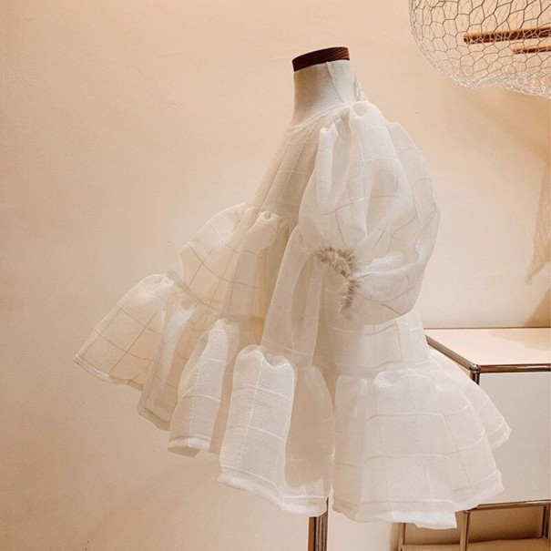 Dívčí šaty N541 bílá 3