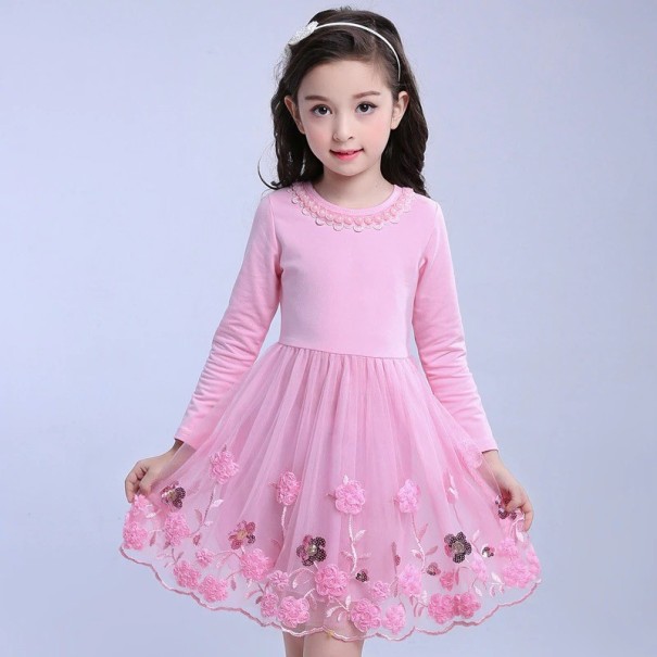 Dívčí šaty N601 11