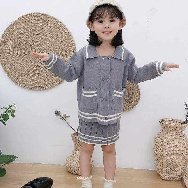 Dívčí svetr a sukně L1318 6 C