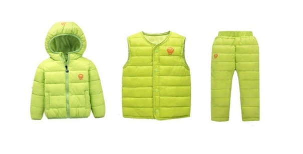 Dívčí zateplený set J1905 zelená 2