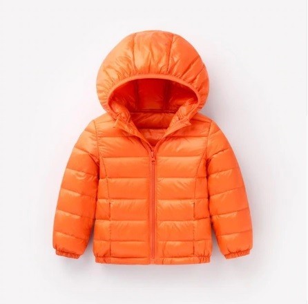 Dívčí zimní bunda J3140 oranžová 6