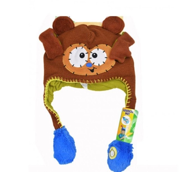 Divertido gorro infantil con cara 5